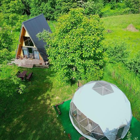 The Frog Glamping Otel Horezu Dış mekan fotoğraf